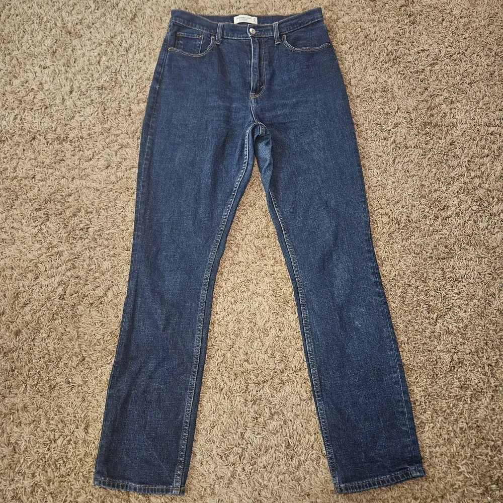 Abercrombie & Fitch Jeans Women The Slim Straight Ultra High Rise‎ Size 29 Long